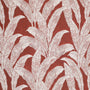 Linda Barker Evergreen Leaf Made to Measure Curtain Burnt Sienna Sample Image