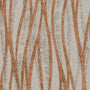 Linear Made to Measure Roman Blind Burnt Orange Sample Image