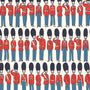 Cath Kidston London Guards Made to Measure Curtain Multi Sample Image
