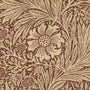 William Morris Marigold Made To Measure Roman Blind Red Sample Image