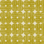 Orla Kiely Textured Flower Translucent Made To Measure Roller Blind Yellow Sample Image