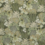 Linda Barker Millefiori Jacquard Made To Measure Curtains Verde Sample Image