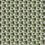Orla Kiely Owl Made to Measure Wave Curtain + FREE Track Chalky Green Sample Image