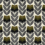 Orla Kiely Rosebud Made to Measure Wave Curtain + FREE Track Moss Sample Image