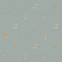 Sophie Allport Bears Made To Measure Curtains Sage Green Sample Image