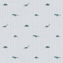 Sophie Allport Dinosaur Blackout Made To Measure Roller Blind Navy Sample Image