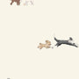 Sophie Allport Doggy Daycare Made To Measure Roman Blind Off White Sample Image
