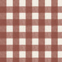 Sophie Allport Gingham Made To Measure Curtains Rustic Red Sample Image