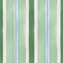Bluebellgray Seaside Stripe Made To Measure Roman Blind Seaglass Sample Image