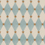 Carrie Neely Star And Harlequin Made To Measure Curtains Sky Blue Sample Image