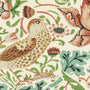 ANTE DECOR Strawberry Thief Printed Cotton Made To Measure Curtains Flax Sample Image