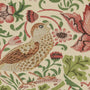 ANTE DECOR Strawberry Thief Printed Cotton Made To Measure Curtains Rose Sample Image