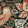 William Morris Strawberry Thief Made to Measure Curtain Green Sample Image