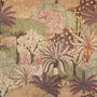 Linda Barker Treasure Garden Velvet Print Made to Measure Roman Blind Peach Sample Image
