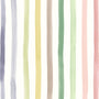 Bluebellgray Watercolour Stripe Blackout Made To Measure Roller Blind Tetbury Sample Image