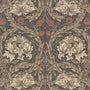 William Morris African Marigold Blackout Made To Measure Roller Blind Walnut Sample Image