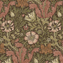 William Morris Compton Translucent Made To Measure Roller Blind Brick Sample Image