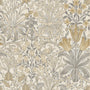 William Morris Woodland Weeds Blackout Made To Measure Roller Blind Barley Sample Image