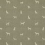 ANTE DECOR Woof Printed Cotton Made To Measure Curtains Beige Cream Sample Image