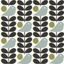 Orla Kiely Early Bird Made to Measure Roller Blind Granite Sample Image