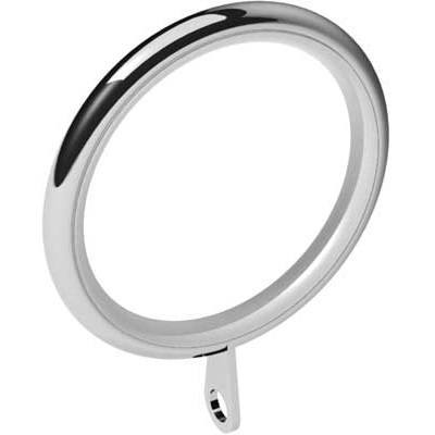 Swish 35mm Lined Rings (Pk 4) Chrome