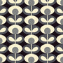 Orla Kiely Oval Flower Made to Measure Roller Blind Cool Grey Sample Image