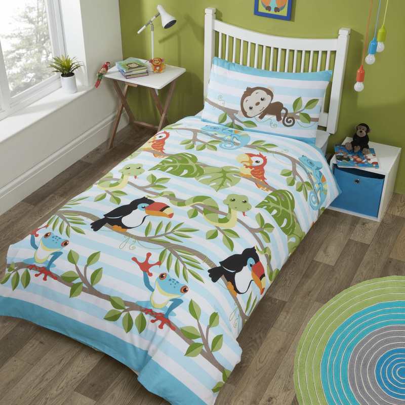 Rainforest Kids Childrens Bedding Multi