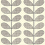 Orla Kiely Scribble Stem Made to Measure Roller Blind Grey Sample Image