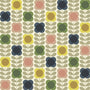 Orla Kiely Summer Flower Stem Made to Measure Blackout Roller Blind Multi Sample Image