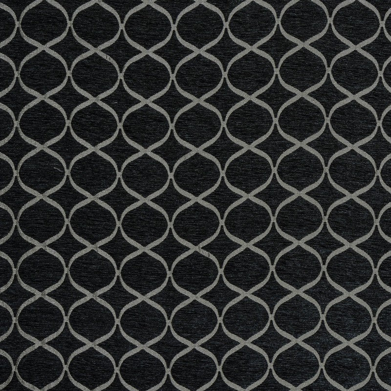 Trellis Fabric Charcoal
