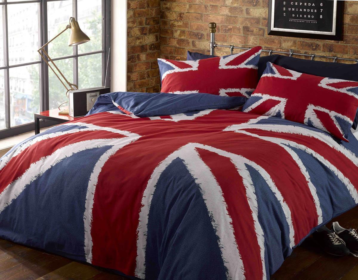 Union Jack Duvet Cover Bedding Set Multi