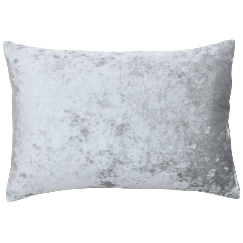 Verona Boudoir Filled Cushion Silver