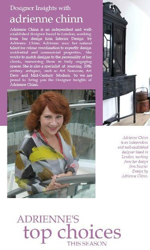 Designer insights with Adrienne Chinn