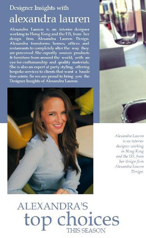 Designer insights with Alexandra Lauren