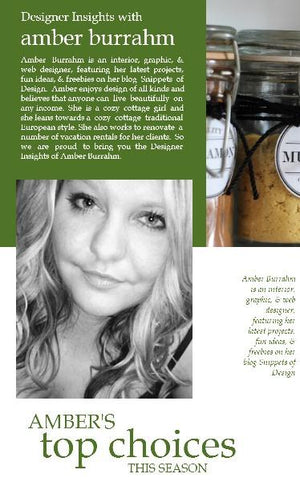 Designer insights with Amber Burrahm