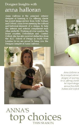 Designer insights with Anna Halloran
