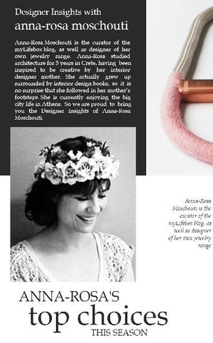 Designer insights with Anna-Rosa Moschouti