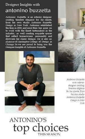 Designer insights with Antonino Buzzetta