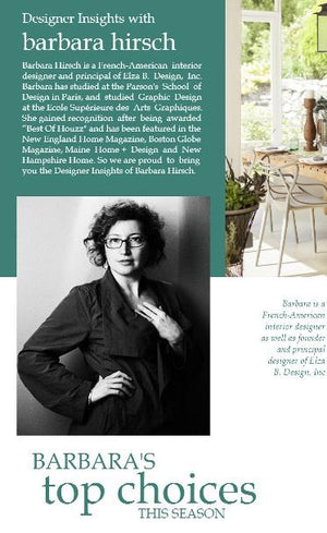 Designer insights with Barbara Hirsch
