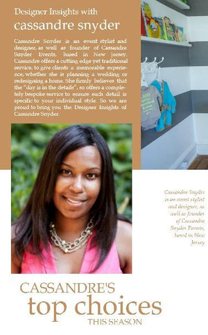 Designer insights with Cassandre Snyder