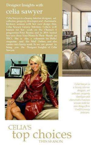 Designer insights with Celia Sawyer