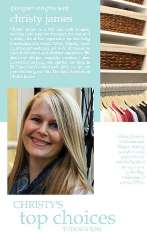 Designer insights with Christy James