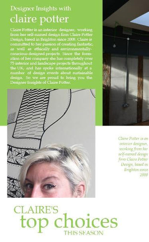 Designer insights with Claire Potter