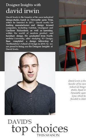 Designer insights with David Irwin