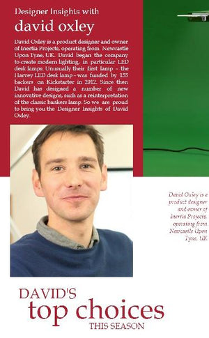 Designer insights with David Oxley