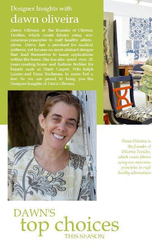 Designer insights with Dawn Oliveira