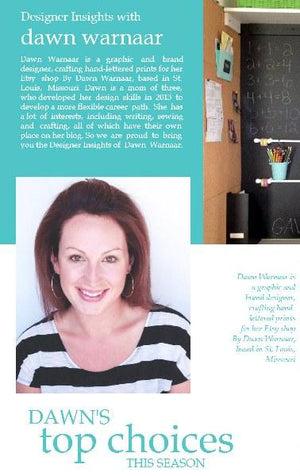 Designer insights with Dawn Warnaar