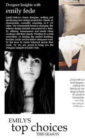 Designer insights with Emily Fede