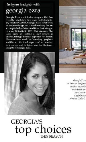 Designer insights with Georgia Ezra