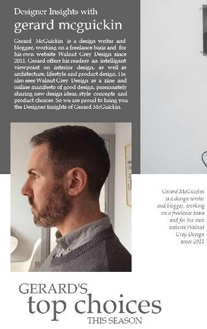 Designer insights with Gerard McGuickin